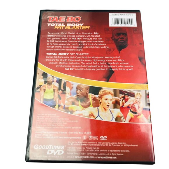 Billy Blanks Tae Bo 3 DVD Set - Foundation & Energy, Fat Blaster, AB Bootcamp - Picture 7 of 7